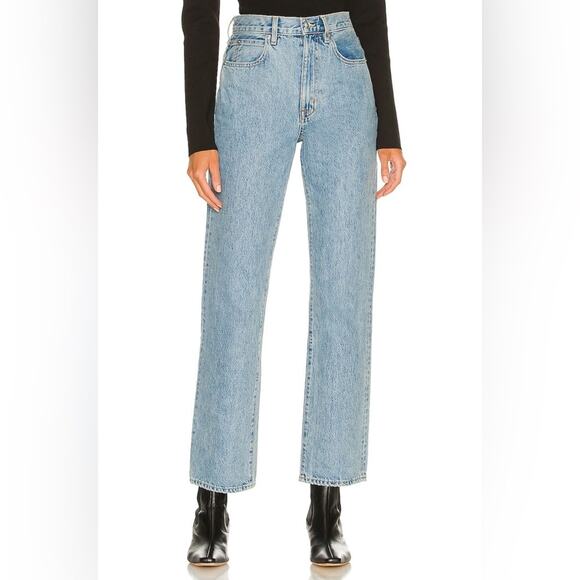 SLVRLAKE London High Rise Straight in Fool For Love Jeans Women’s Size 32 - Picture 11 of 11